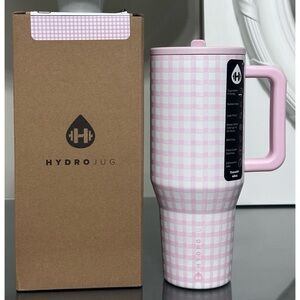 Hydrojug 40oz Traveler, PINK‎ GINGHAM